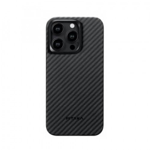 Чехол Pitaka MagEZ Case 4 для iPhone 15 Pro Max Черно-серый