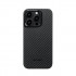 Чехол Pitaka MagEZ Case 4 для iPhone 15 Pro Max Черно-серый