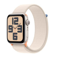 Умные часы Apple Watch SE 2023 GPS 44mm Starlight Aluminium Case with Starlight Sport Loop (MRE63)