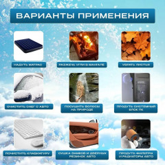 Воздуходувка аккумуляторная мощная электрическая, турбовентилятор для компьютера, авто, садовый, 130000 об/мин, 4 режима